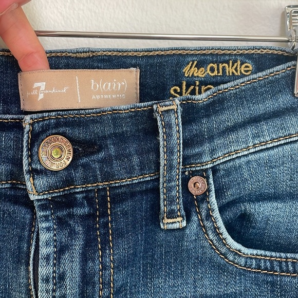7 For All Mankind Super Skinny Jeans The Ankle Jeans Size 26 - Picture 2 of 6